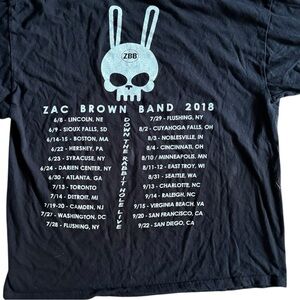 Zac Brown Band Women’s Down the Rabbit Hole Toronto Tour Tee - Size XL